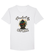 Fueled by cupcake #3 Tricou mânecă scurtă guler larg Bărbat Skater