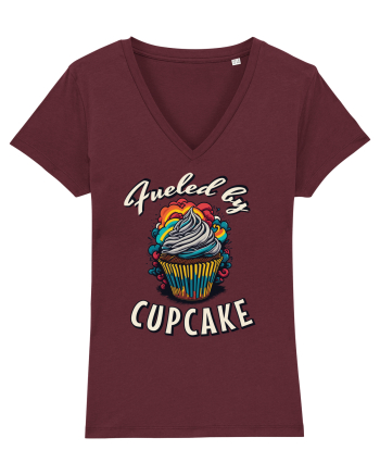 Fueled by cupcake #4 Burgundy