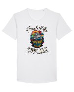 Fueled by cupcake #4 Tricou mânecă scurtă guler larg Bărbat Skater