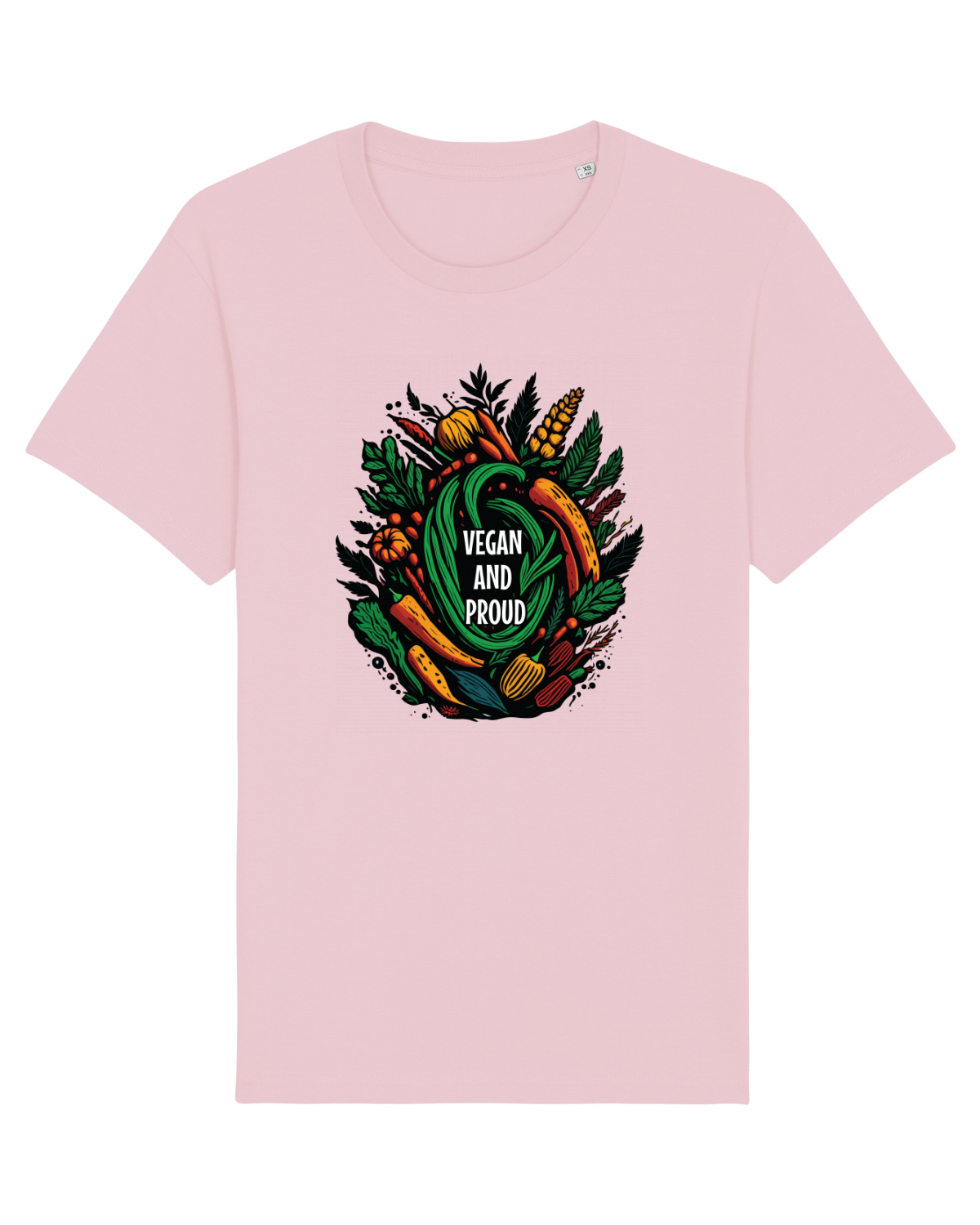Tricou mânecă scurtă Unisex Rocker Cotton Pink