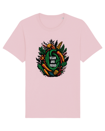 Vegan and proud Cotton Pink