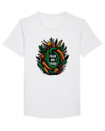 Vegan and proud Tricou mânecă scurtă guler larg Bărbat Skater