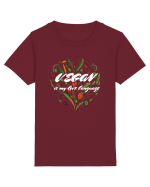 Vegan is my love language - heart Tricou mânecă scurtă  Copii Mini Creator