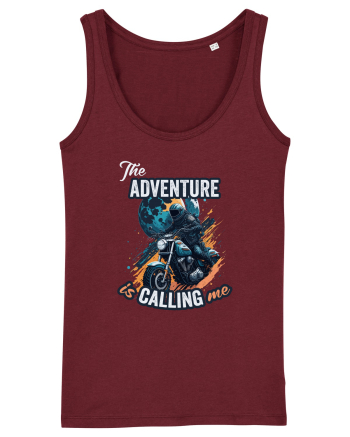 The adventure is calling Burgundy