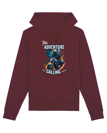 The adventure is calling Burgundy