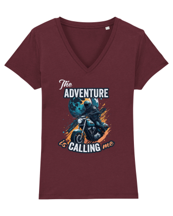 The adventure is calling Burgundy