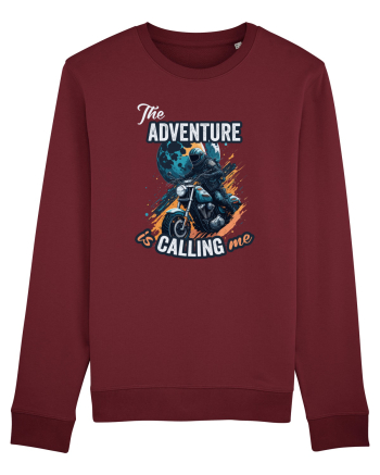 The adventure is calling Burgundy