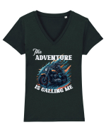The adventure is calling 2 Tricou mânecă scurtă guler V Damă Evoker