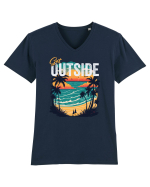 Get outside 2 Tricou mânecă scurtă guler V Bărbat Presenter