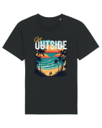 Get outside 2 Tricou mânecă scurtă Unisex Rocker