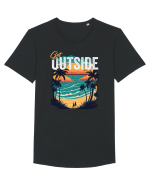 Get outside 2 Tricou mânecă scurtă guler larg Bărbat Skater