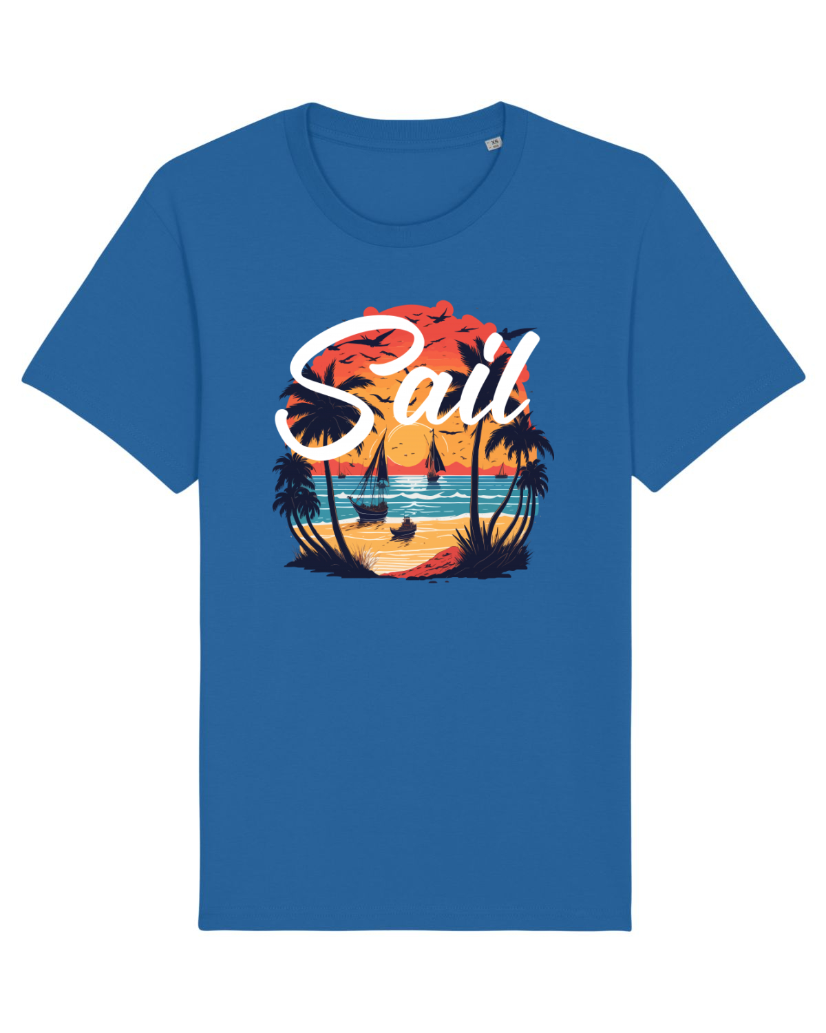 Tricou mânecă scurtă Unisex Rocker Royal Blue