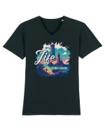 Life is but a dream Tricou mânecă scurtă guler V Bărbat Presenter