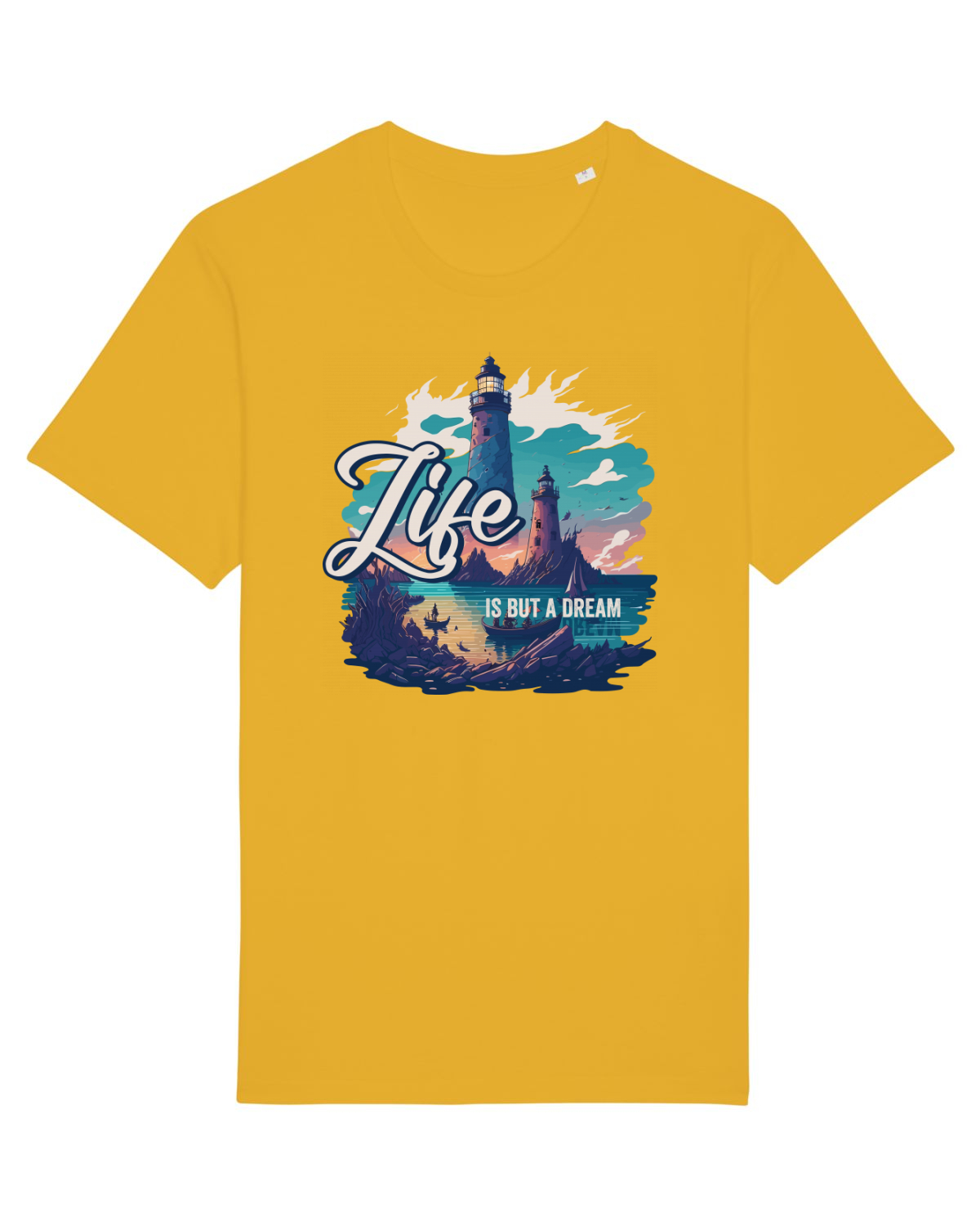 Tricou mânecă scurtă Unisex Rocker Spectra Yellow