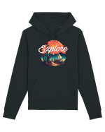 Explore - plaja cu cactusi si apus de soare Hanorac Unisex Drummer