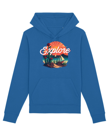 Explore - plaja cu cactusi si apus de soare Royal Blue