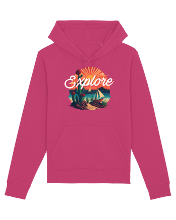 Explore - plaja cu cactusi si apus de soare Raspberry