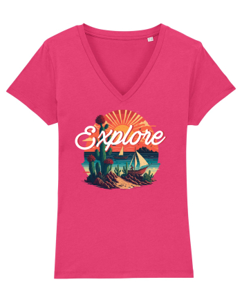Explore - plaja cu cactusi si apus de soare Raspberry