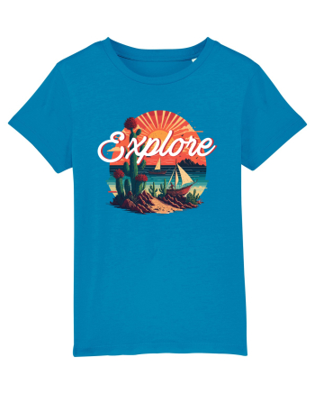 Explore - plaja cu cactusi si apus de soare Azur