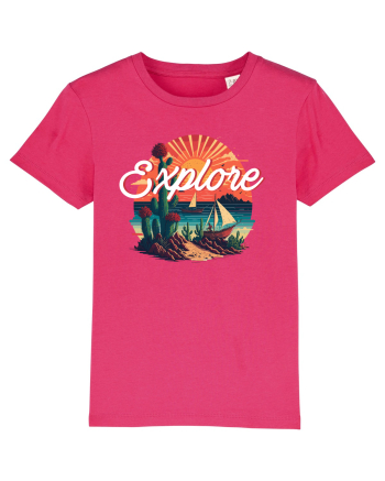 Explore - plaja cu cactusi si apus de soare Raspberry