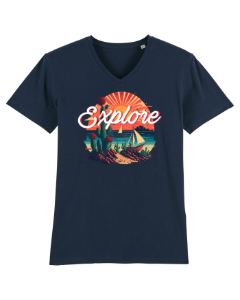 Explore - plaja cu cactusi si apus de soare French Navy