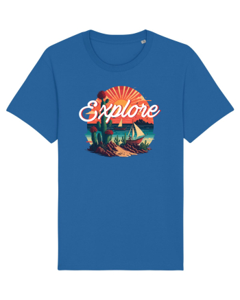 Explore - plaja cu cactusi si apus de soare Royal Blue