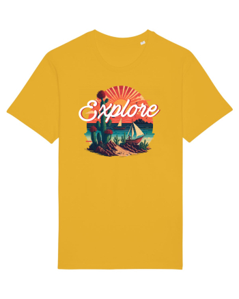 Explore - plaja cu cactusi si apus de soare Spectra Yellow