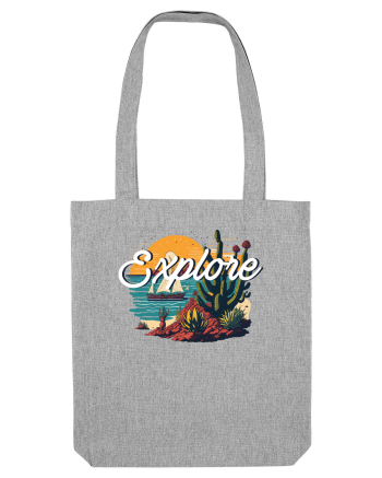Explore - plaja cu cactusi si apus de soare Heather Grey
