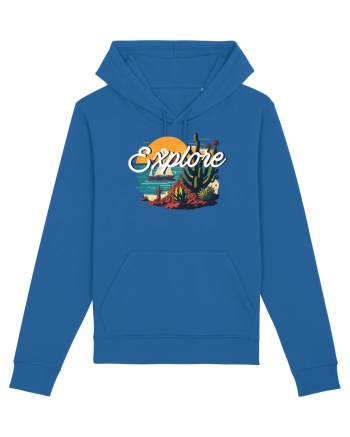 Explore - plaja cu cactusi si apus de soare Royal Blue
