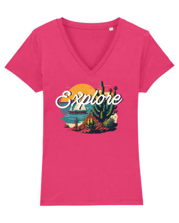 Explore - plaja cu cactusi si apus de soare Raspberry