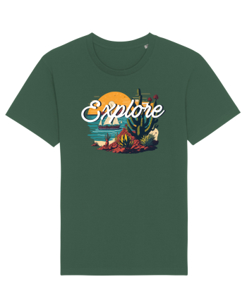 Explore - plaja cu cactusi si apus de soare Bottle Green