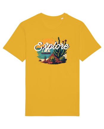 Explore - plaja cu cactusi si apus de soare Spectra Yellow
