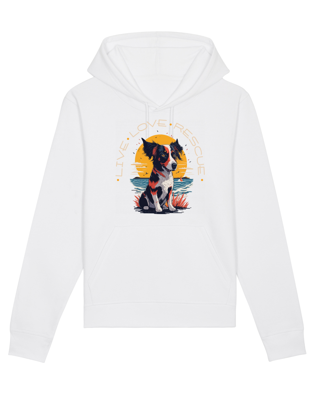 Hanorac Unisex Drummer White