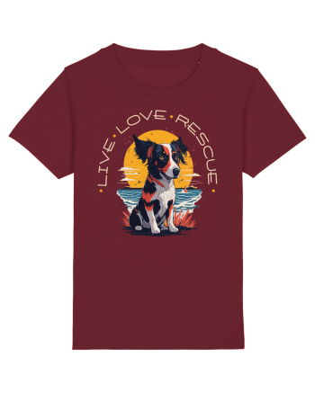 Live Love Rescue 2 Burgundy