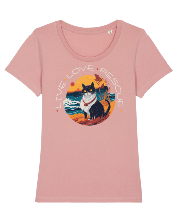 Live Love Rescue Cat 1 Canyon Pink