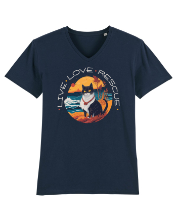 Live Love Rescue Cat 1 French Navy