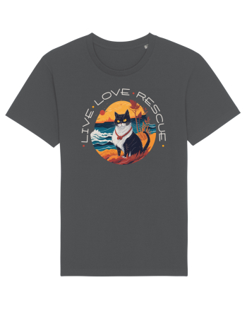 Live Love Rescue Cat 1 Anthracite