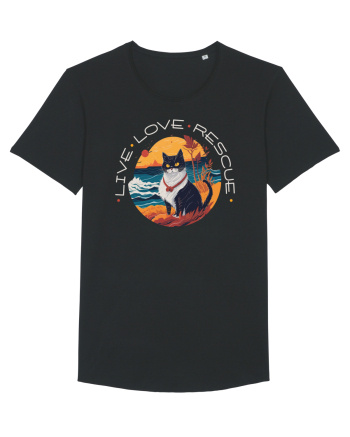 Live Love Rescue Cat 1 Black