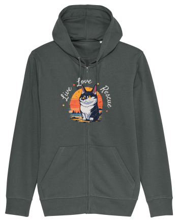 Live Love Rescue Cat 2 Anthracite