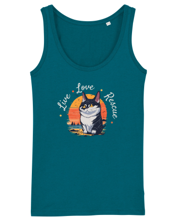 Live Love Rescue Cat 2 Ocean Depth
