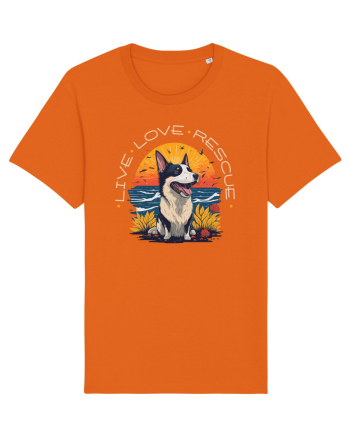Live Love Rescue Bright Orange