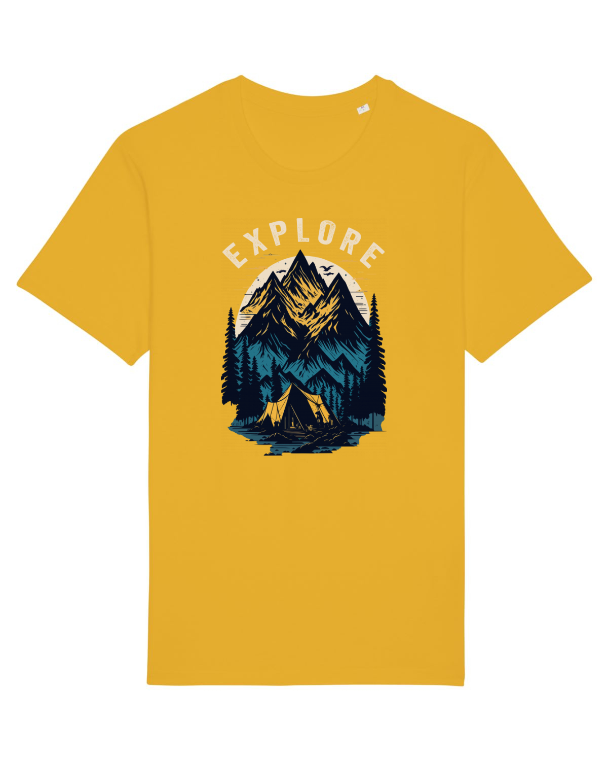 Tricou mânecă scurtă Unisex Rocker Spectra Yellow