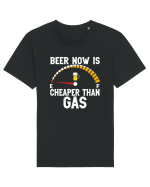 BEER NOW IS CHEAPER THAN GAS Tricou mânecă scurtă Unisex Rocker