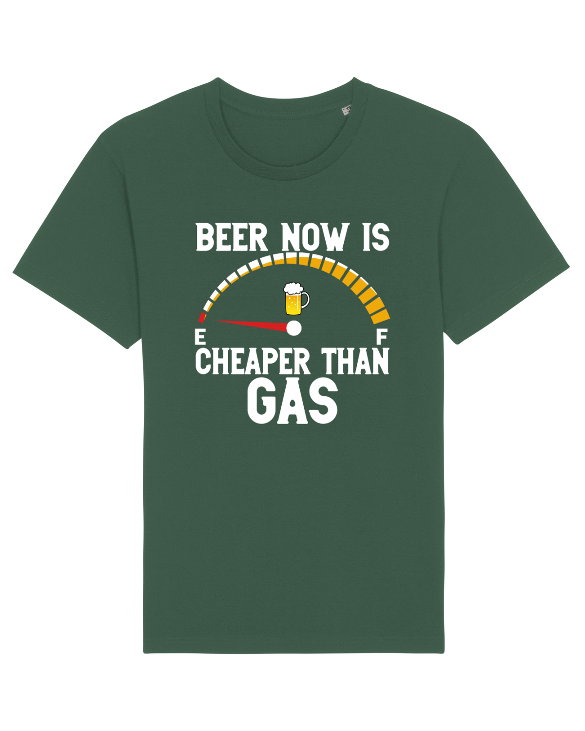 Tricou mânecă scurtă Unisex Rocker Bottle Green