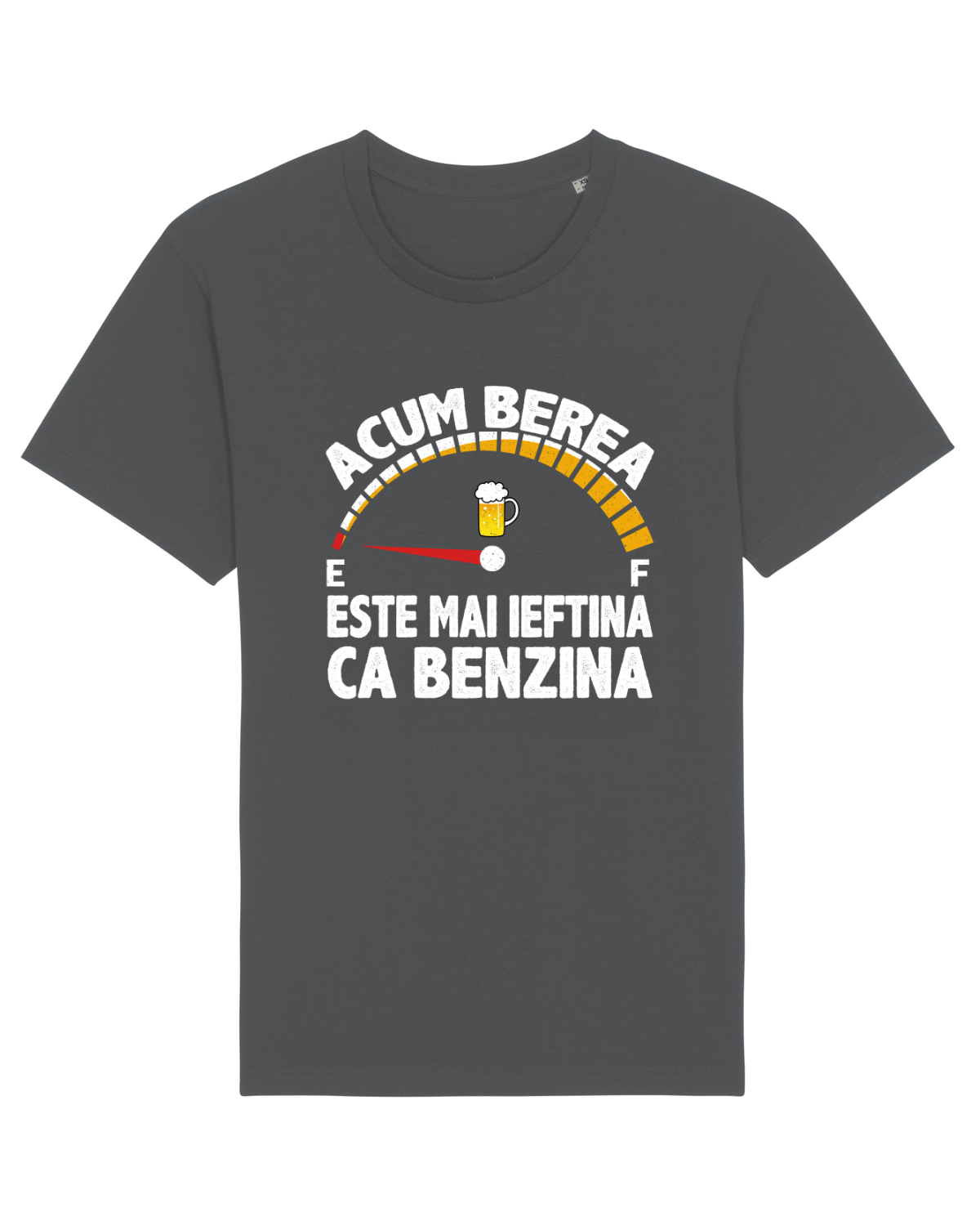Tricou mânecă scurtă Unisex Rocker Anthracite