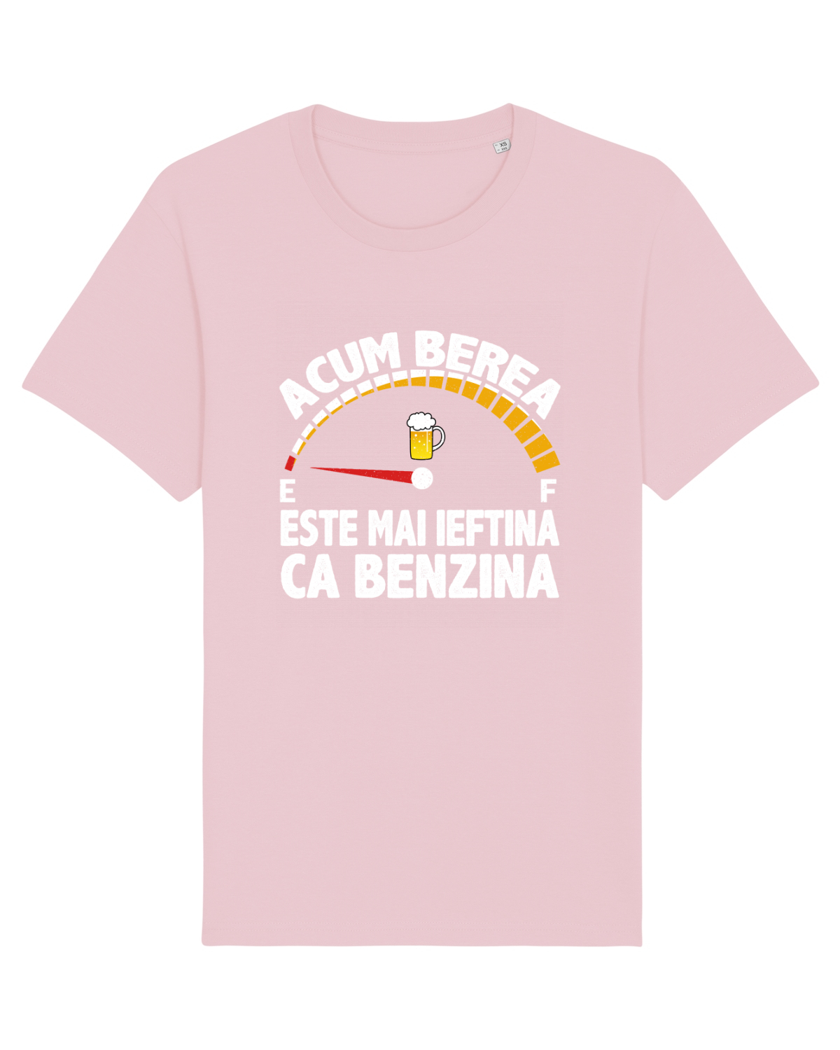 Tricou mânecă scurtă Unisex Rocker Cotton Pink
