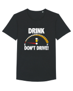 DRINK, DON'T DRIVE! Tricou mânecă scurtă guler larg Bărbat Skater