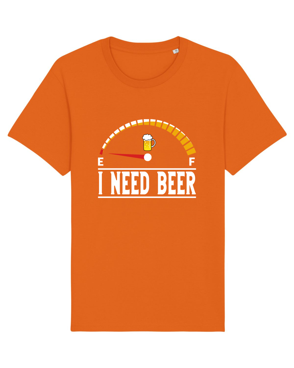 Tricou mânecă scurtă Unisex Rocker Bright Orange