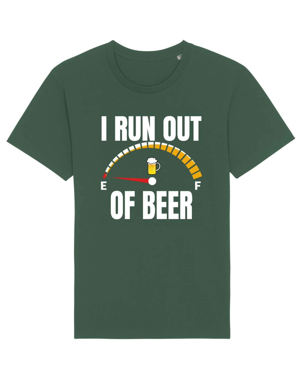 Tricou mânecă scurtă Unisex Rocker Bottle Green
