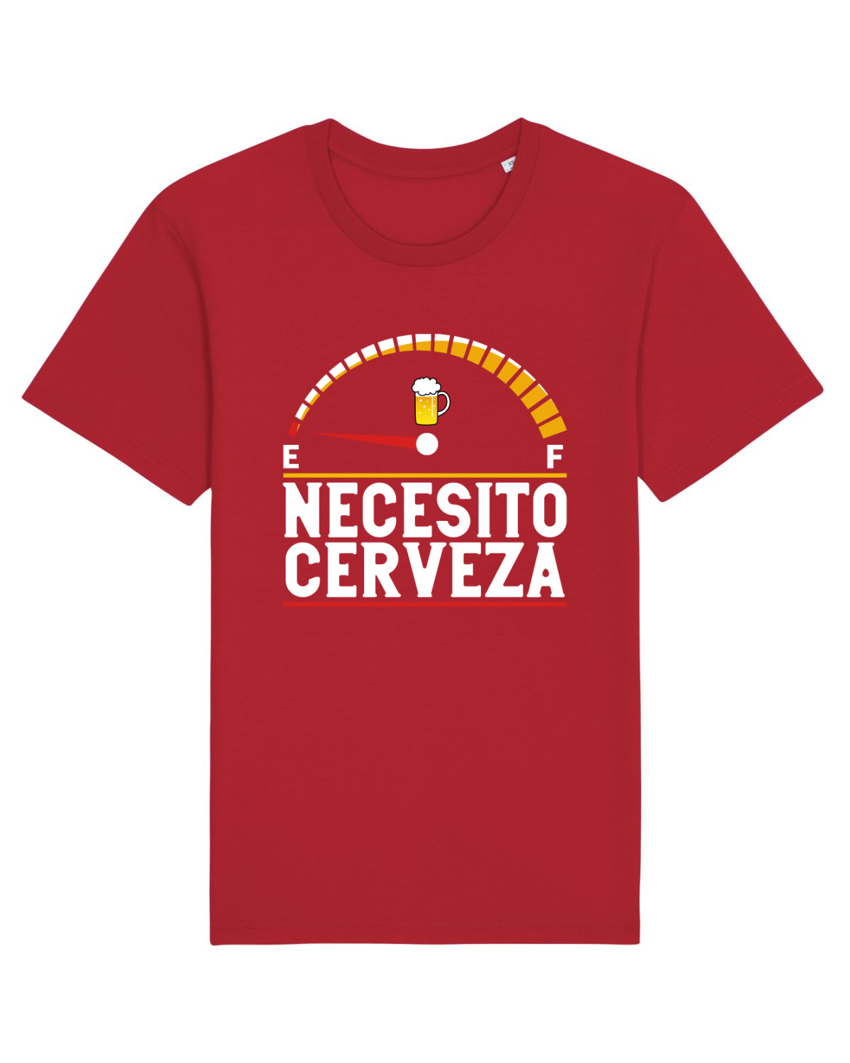 Tricou mânecă scurtă Unisex Rocker Red